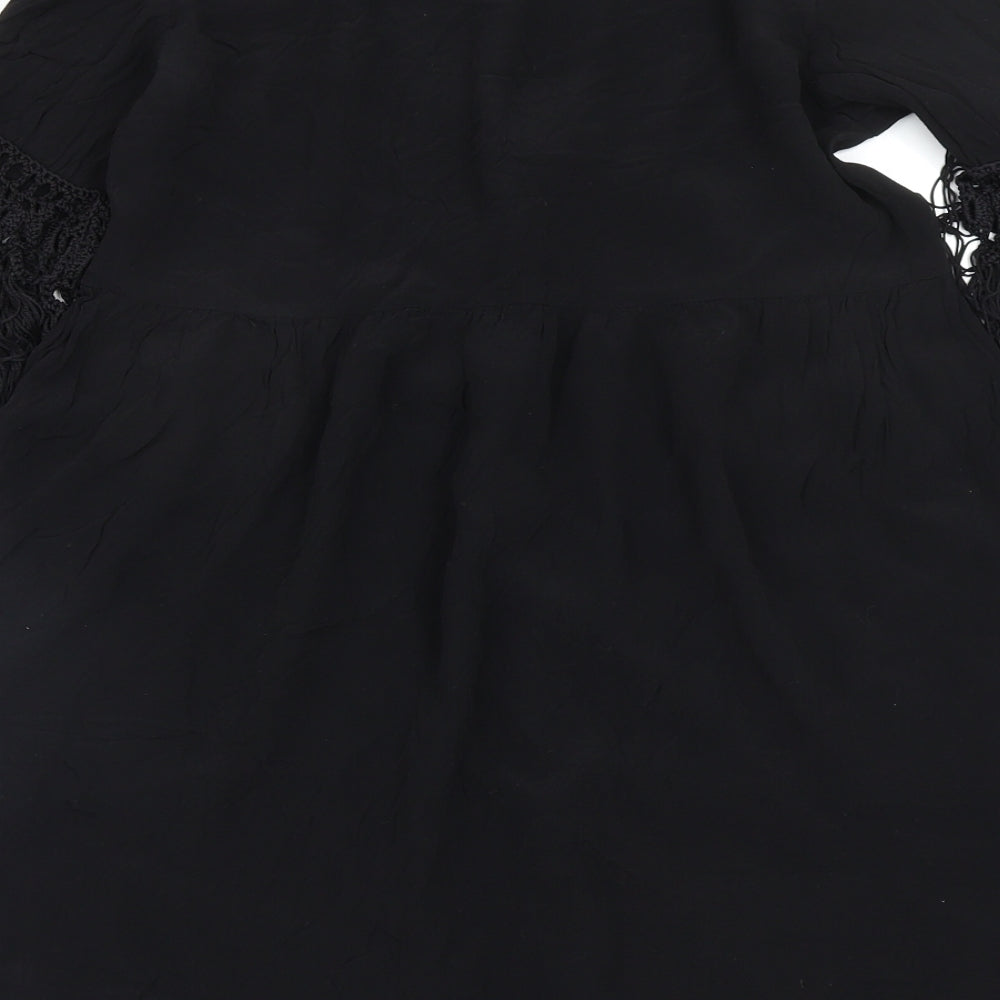 Kiss the Sky Womens Black   Fit & Flare  Size M