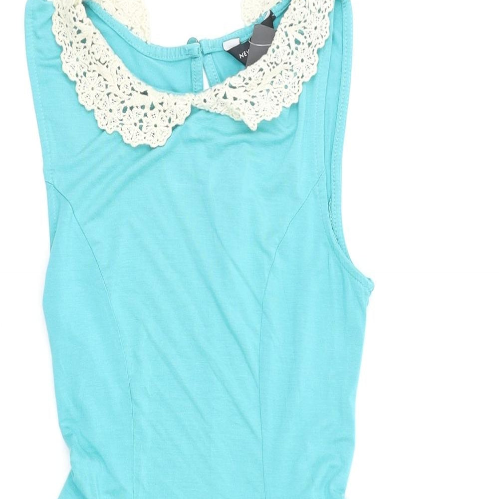 New Look Womens Blue   Fit & Flare  Size 8