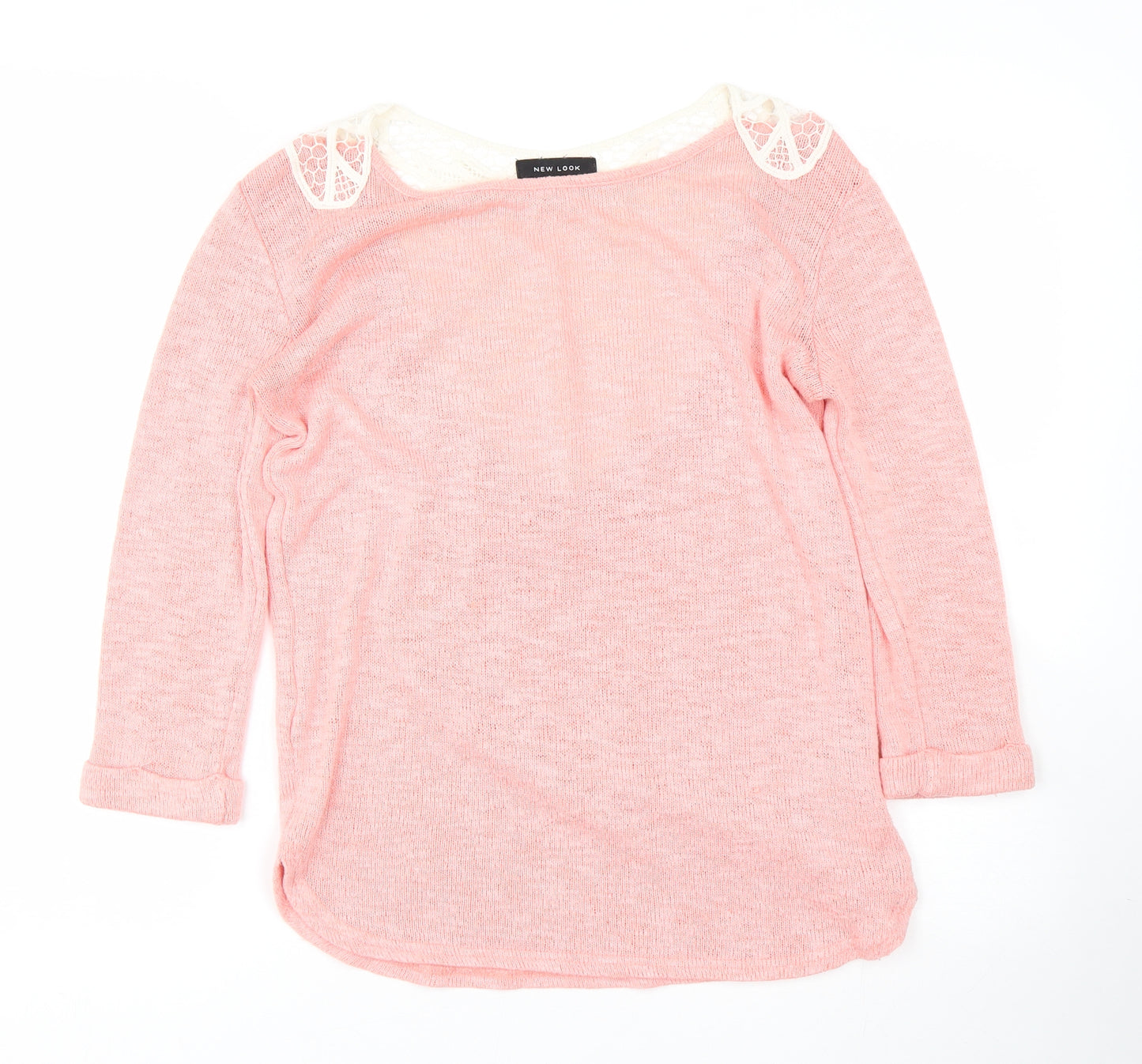 New Look Womens Pink   Pullover Jumper Size 6