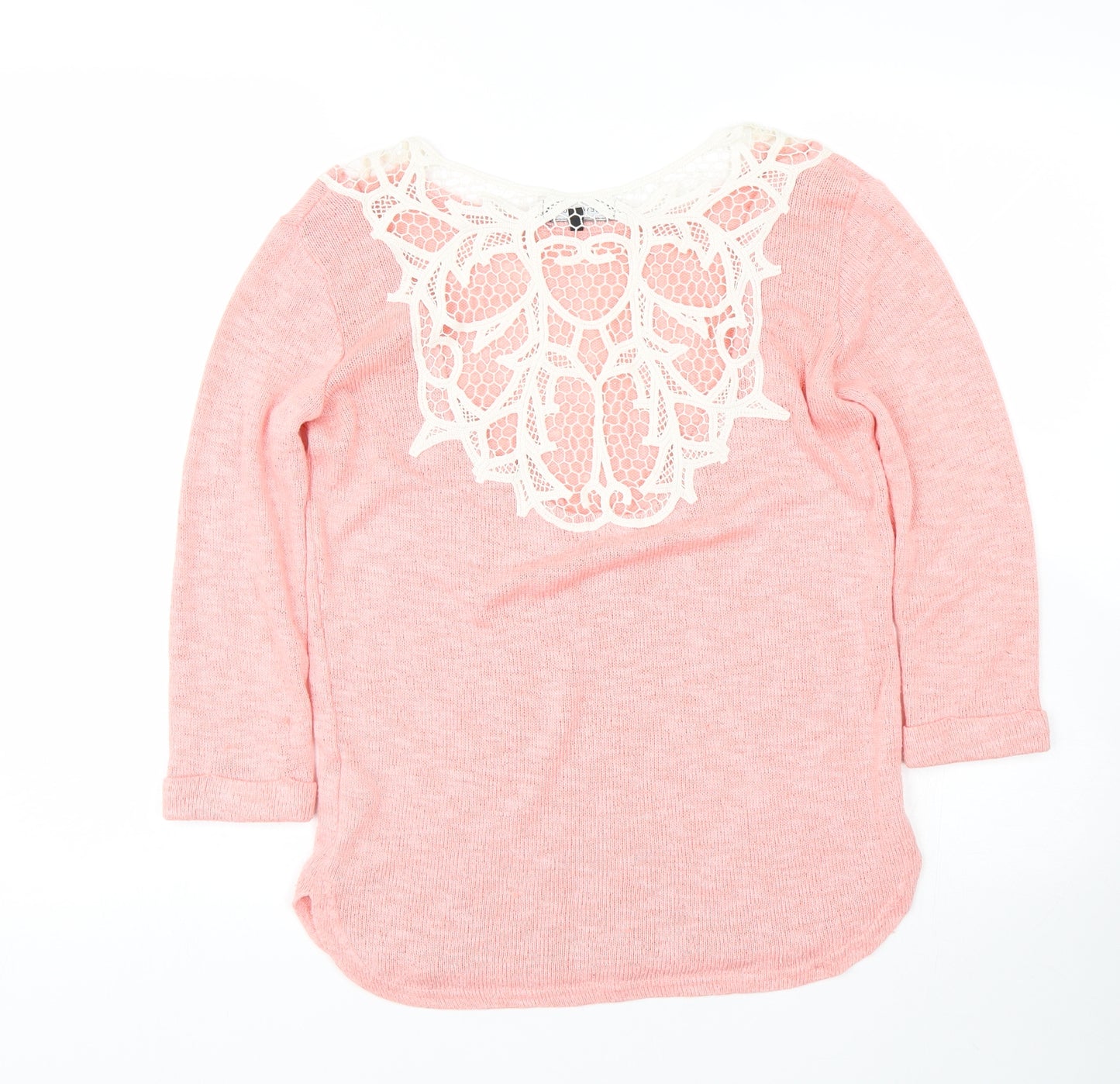 New Look Womens Pink   Pullover Jumper Size 6