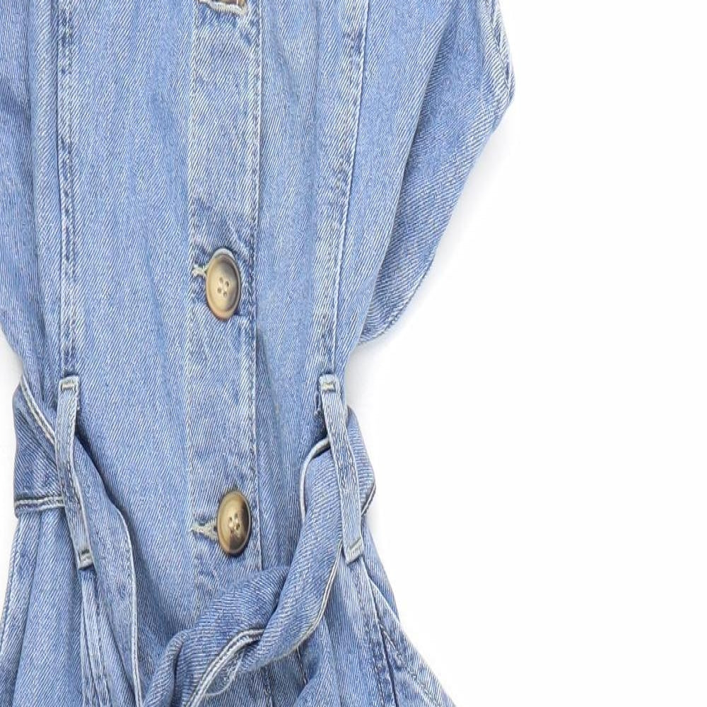 Denim co Womens Blue  Denim Tank Dress  Size 6