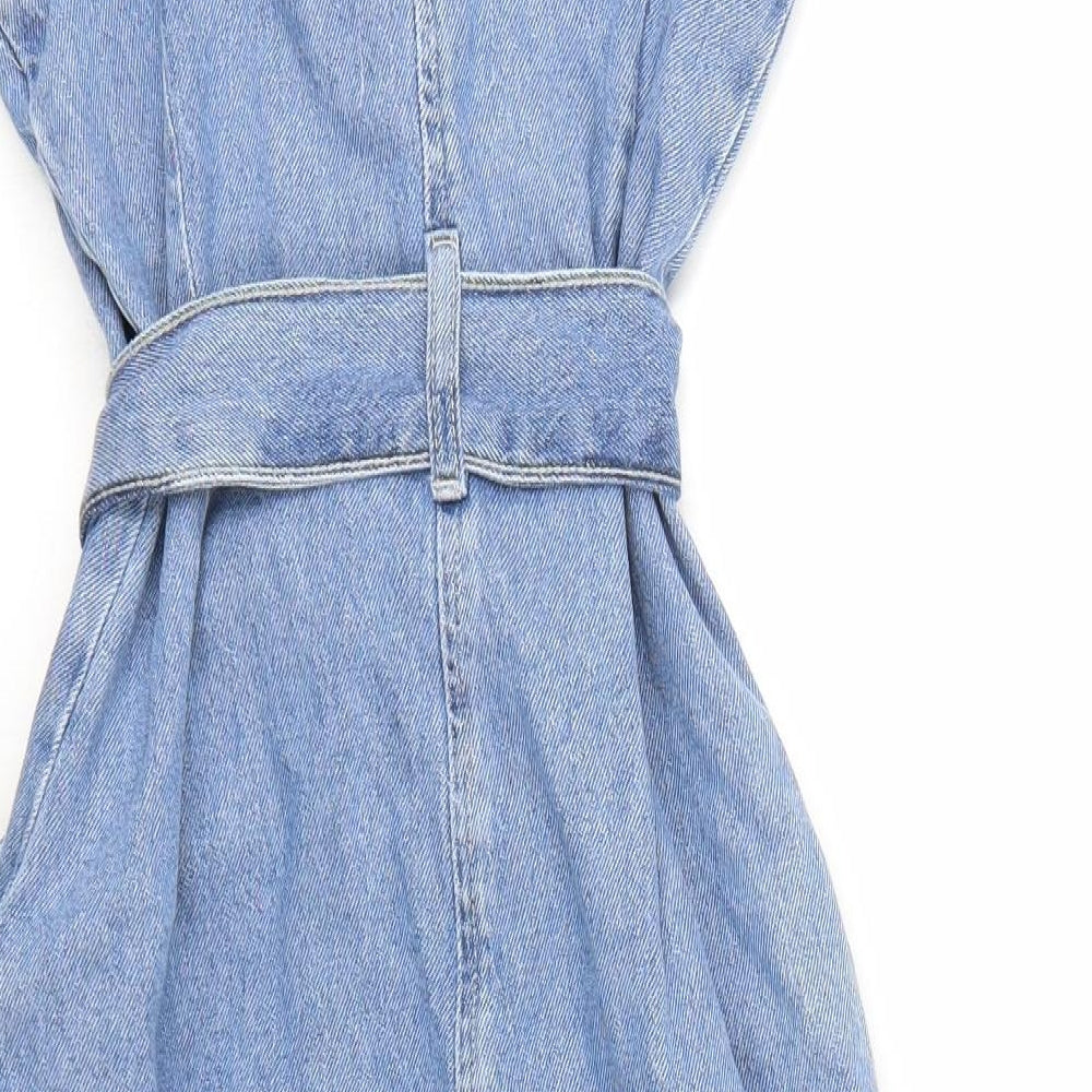 Denim co Womens Blue  Denim Tank Dress  Size 6