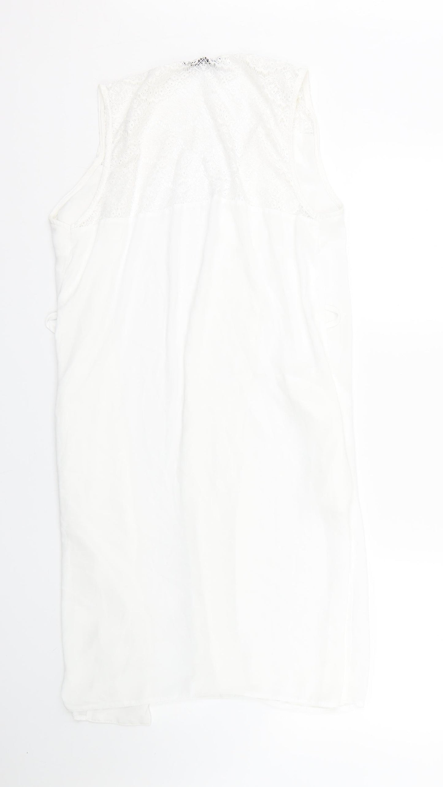 Select Womens White   Kimono Blouse Size 12