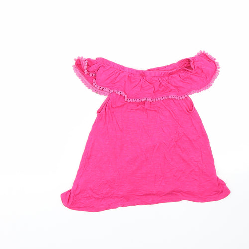 F&F Girls Pink   Basic T-Shirt Size 7-8 Years