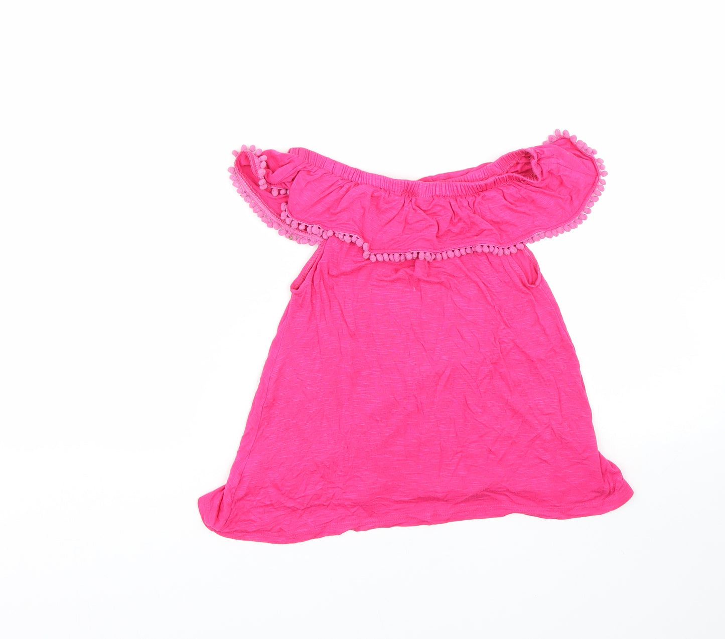 F&F Girls Pink   Basic T-Shirt Size 7-8 Years