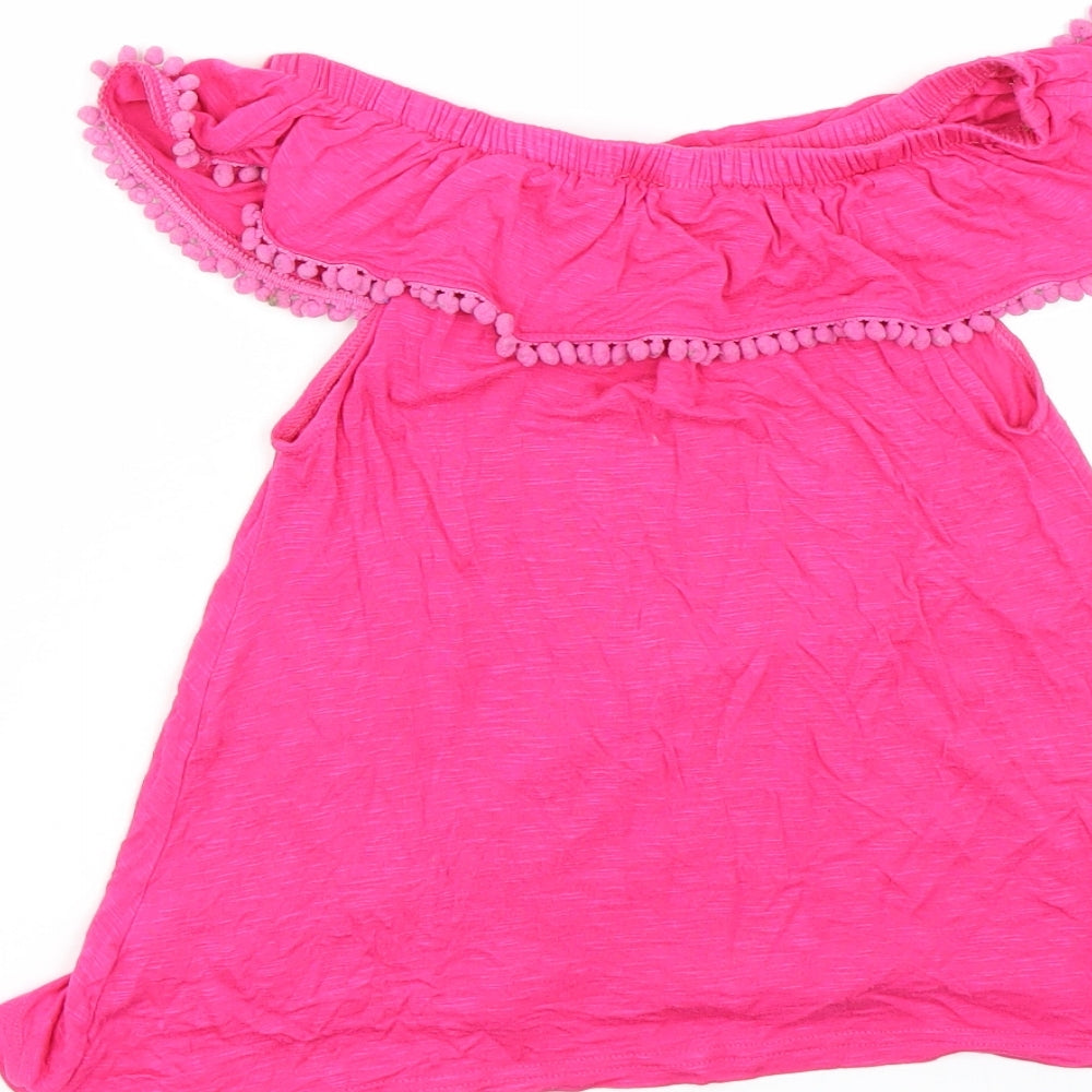 F&F Girls Pink   Basic T-Shirt Size 7-8 Years