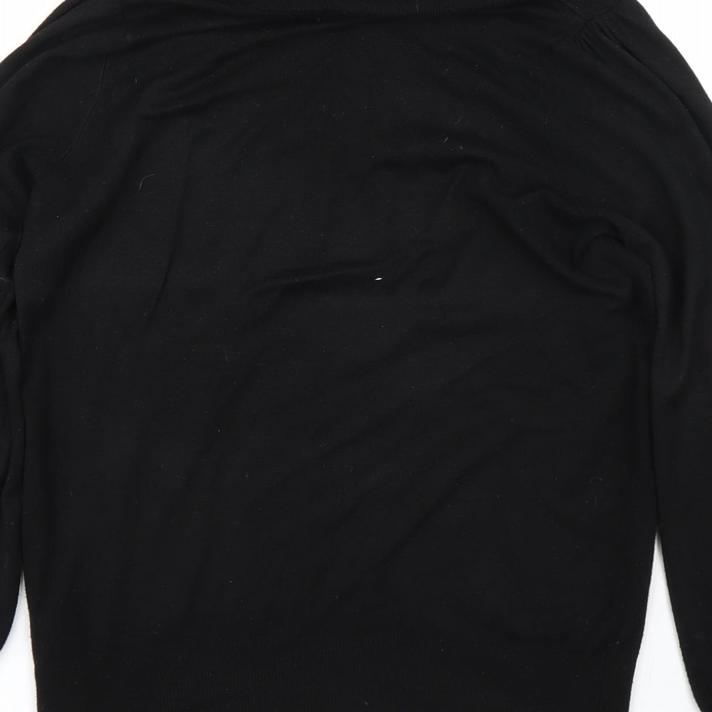 M&S Womens Black   Pullover Jumper Size 14