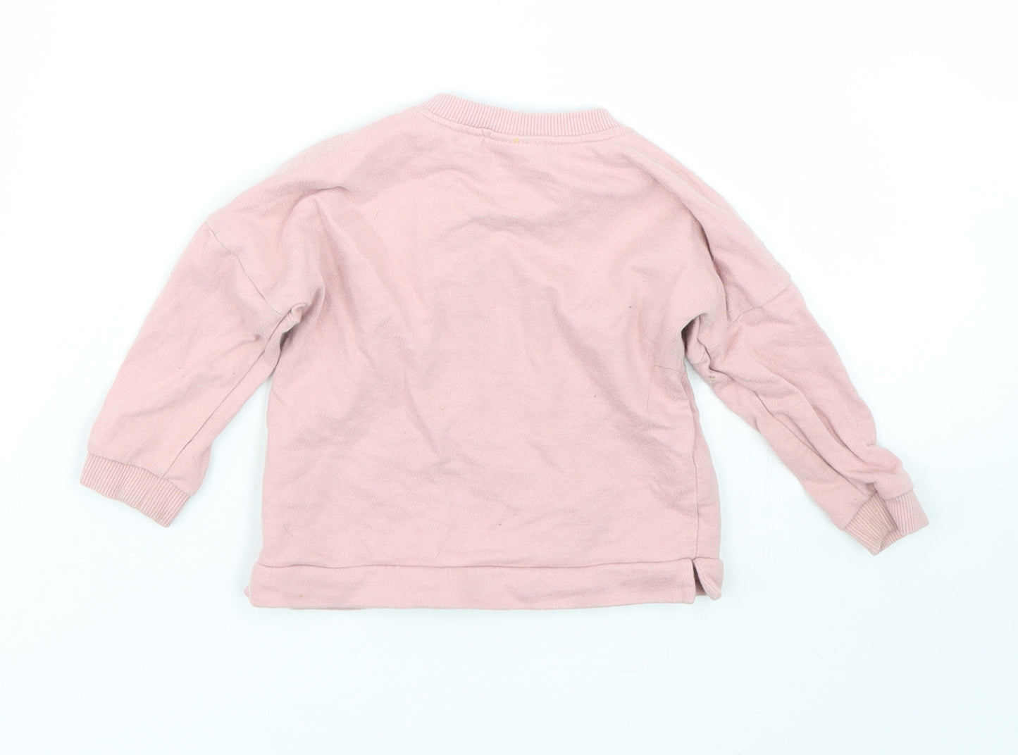 NEXT Girls Pink   Pullover Jumper Size 6-9 Months