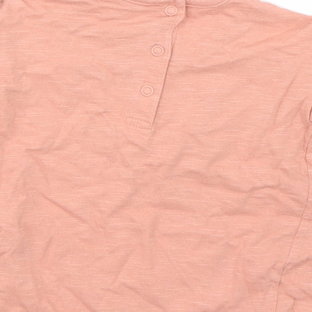George Girls Pink   Basic T-Shirt Size 6-9 Months