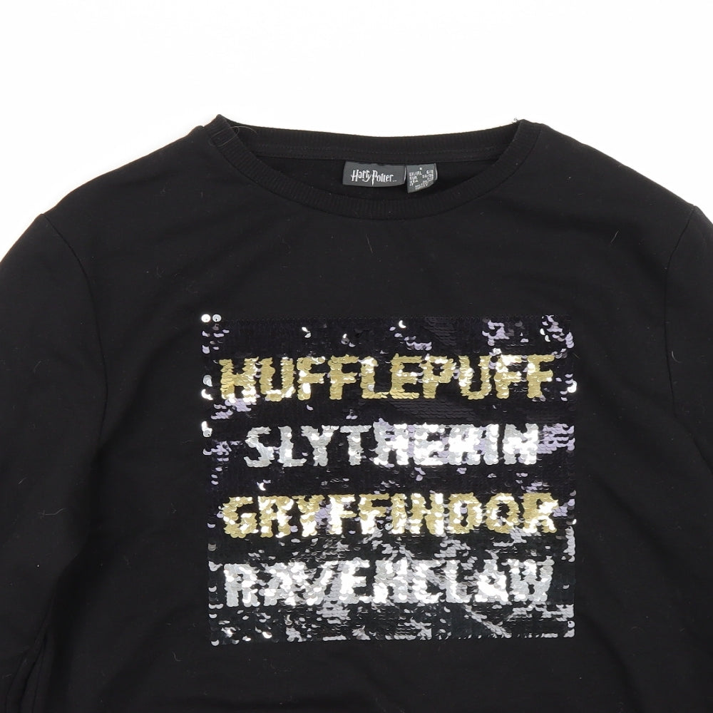 Primark Womens Black   Pullover Sweatshirt Size S  - Harry Potter