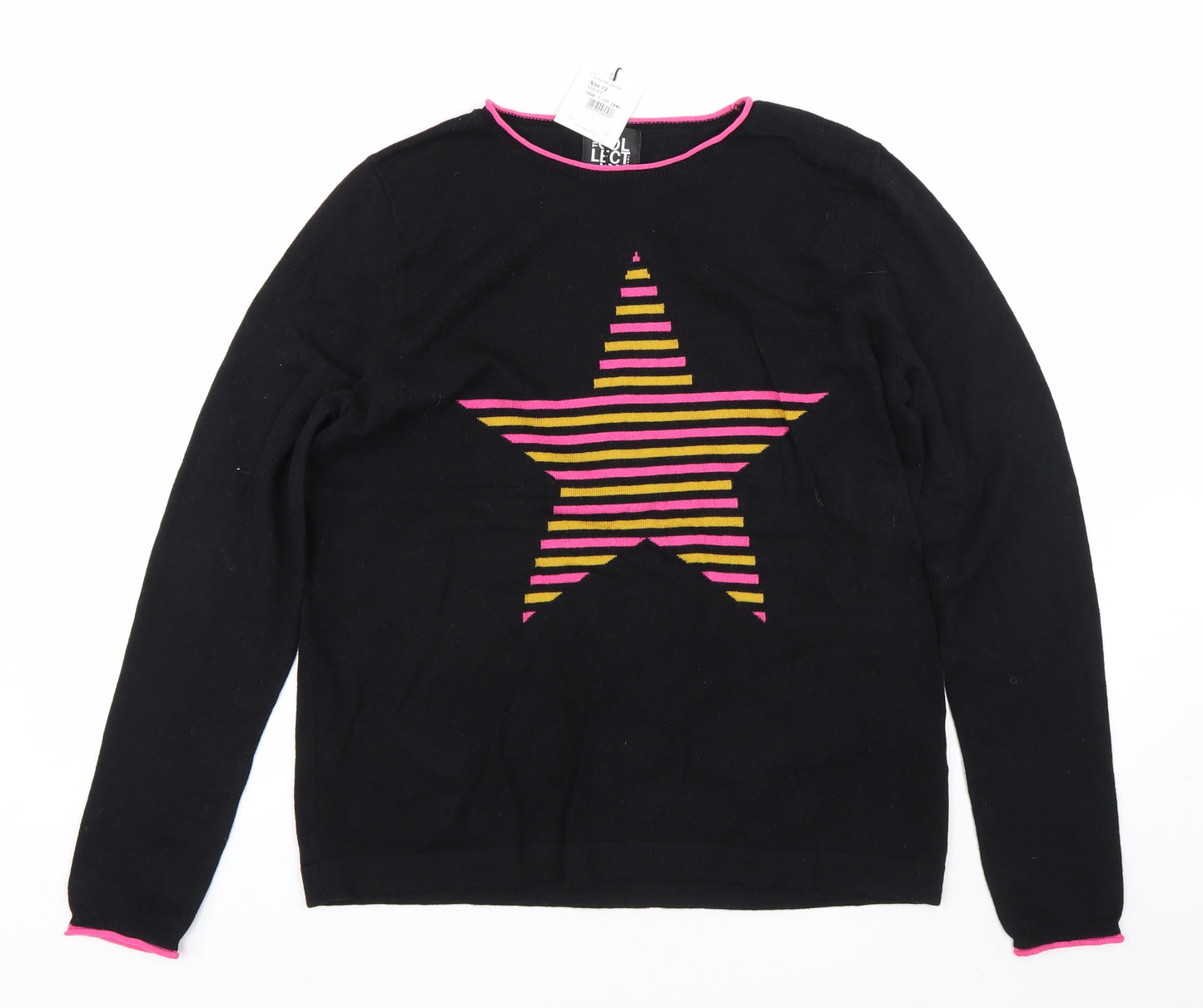 Debenhams Womens Black   Pullover Jumper Size 12