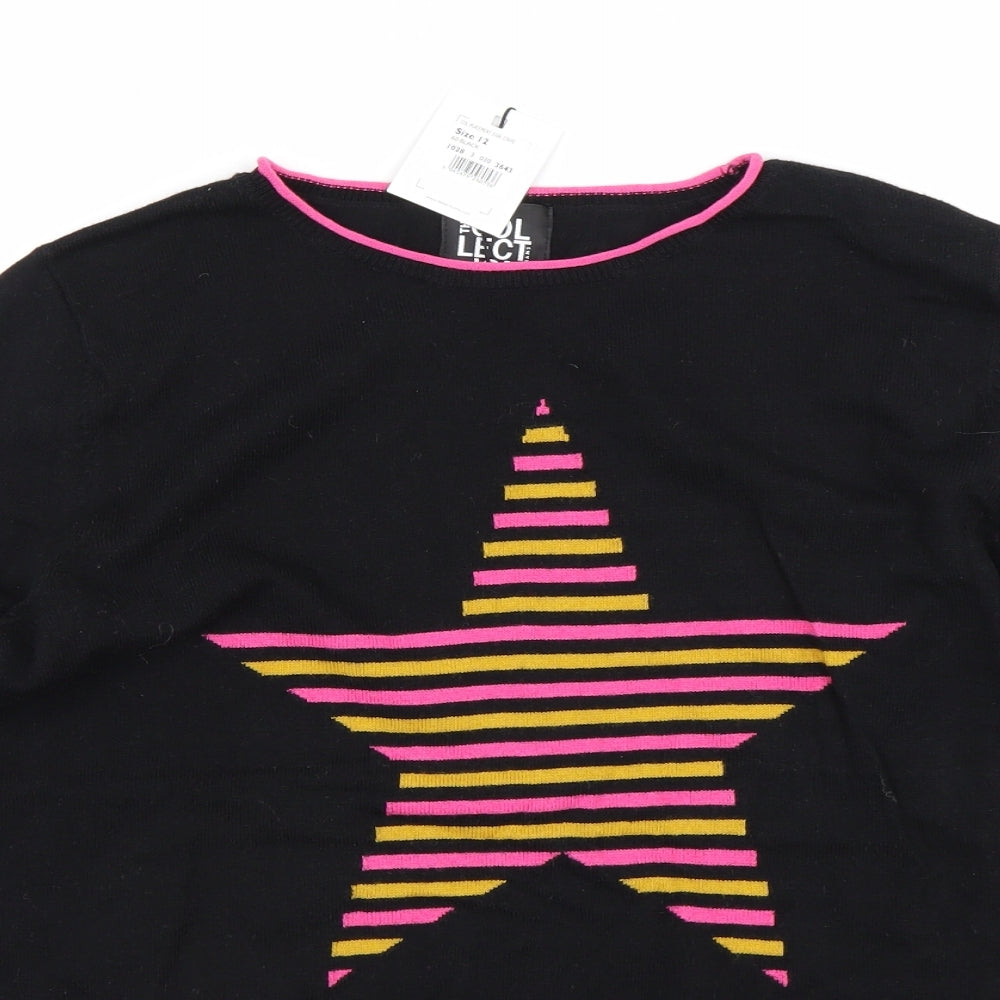 Debenhams Womens Black   Pullover Jumper Size 12