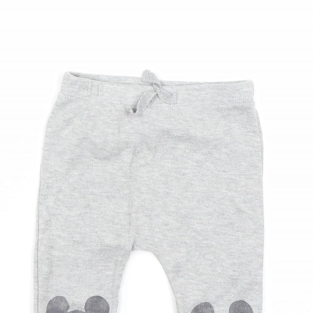 Disney Baby Grey   Jogger Trousers Size 9-12 Months  - Disney