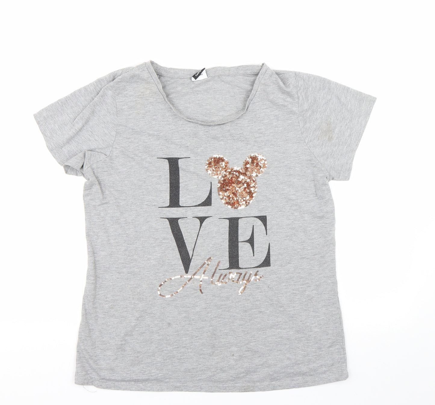 George Womens Grey   Basic T-Shirt Size 16