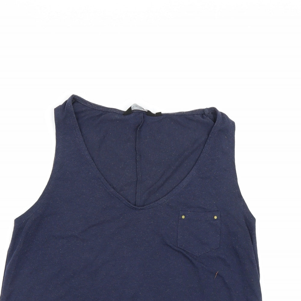 New Look Womens Blue   Basic Tank Size 12