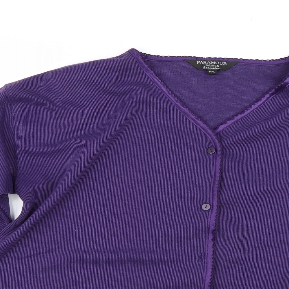 Paramour Womens Purple   Cardigan Jumper Size L