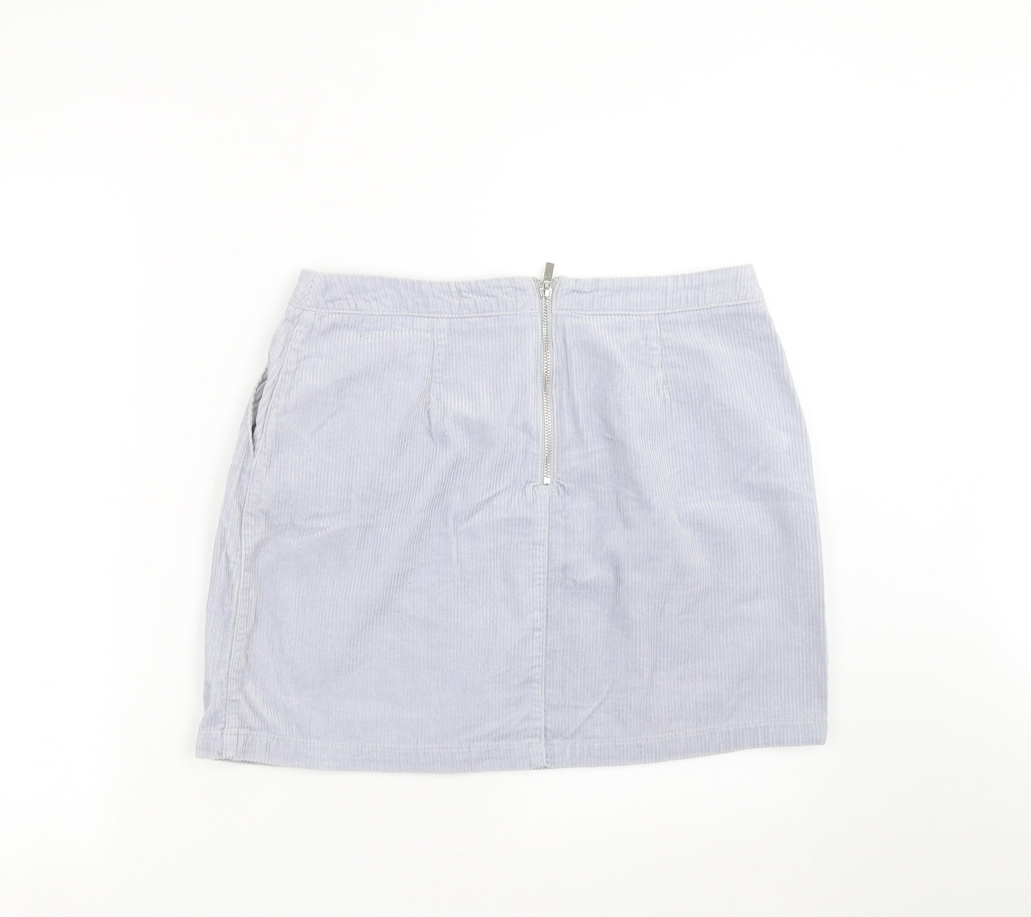 New Look Womens Blue  Corduroy Mini Skirt Size 12