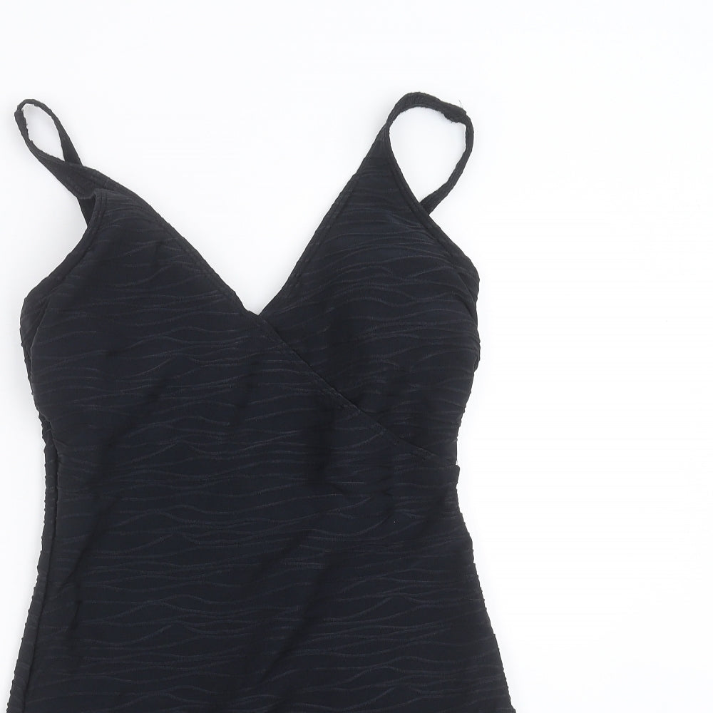 Ballet Womens Black   Basic T-Shirt Size 16  - swimming costume