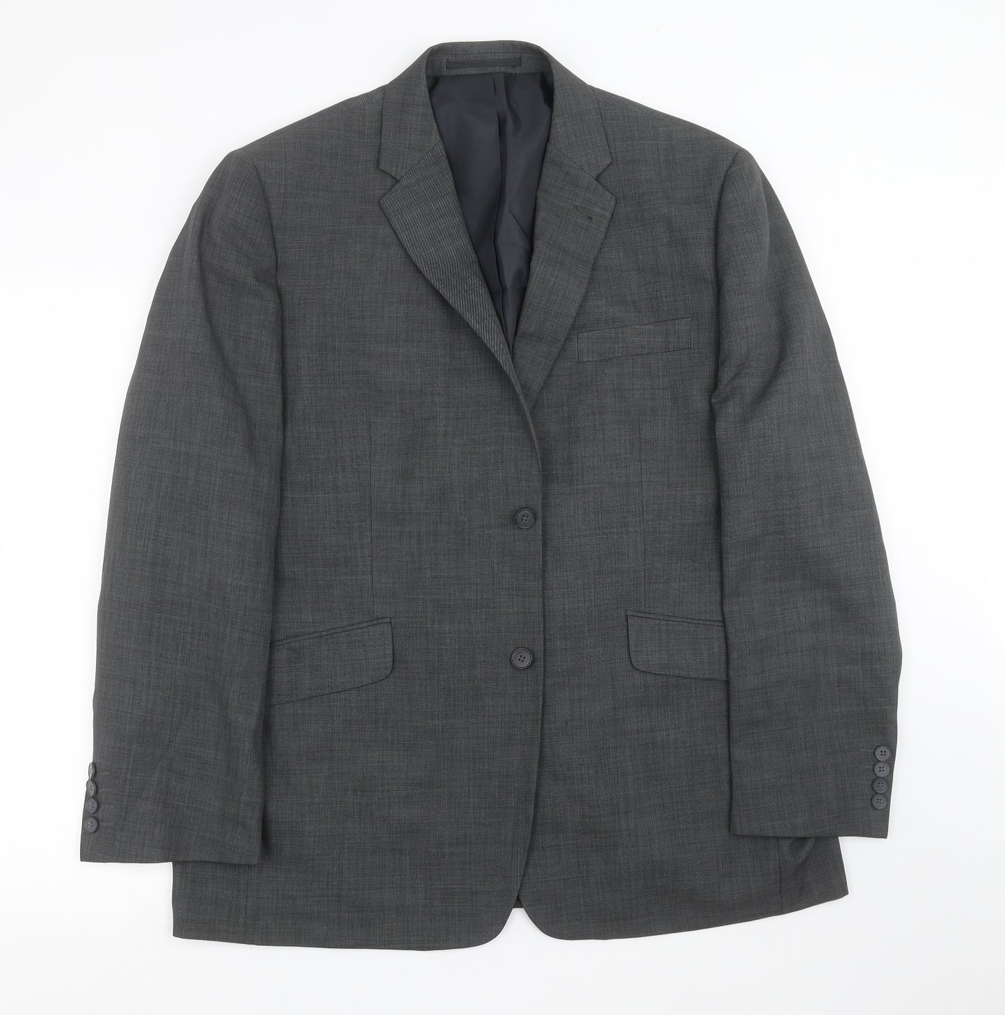 George Mens Grey   Jacket Suit Jacket Size 44