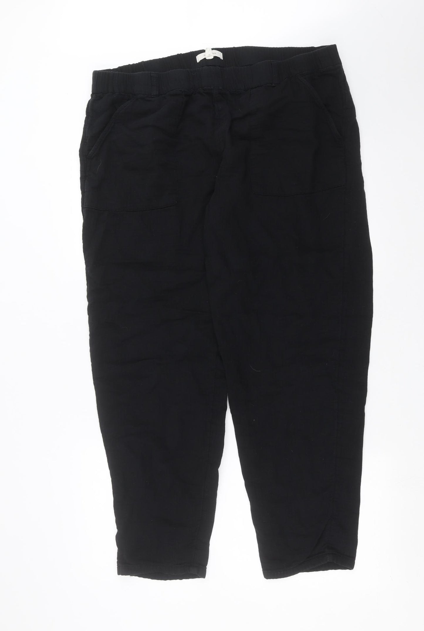 Marks and Spencer Womens Black   Trousers  Size 18 L29 in