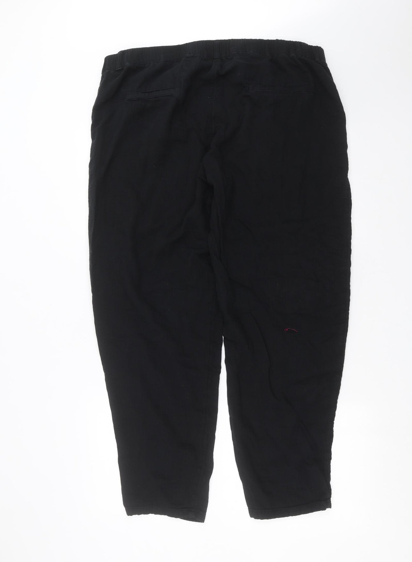 Marks and Spencer Womens Black   Trousers  Size 18 L29 in