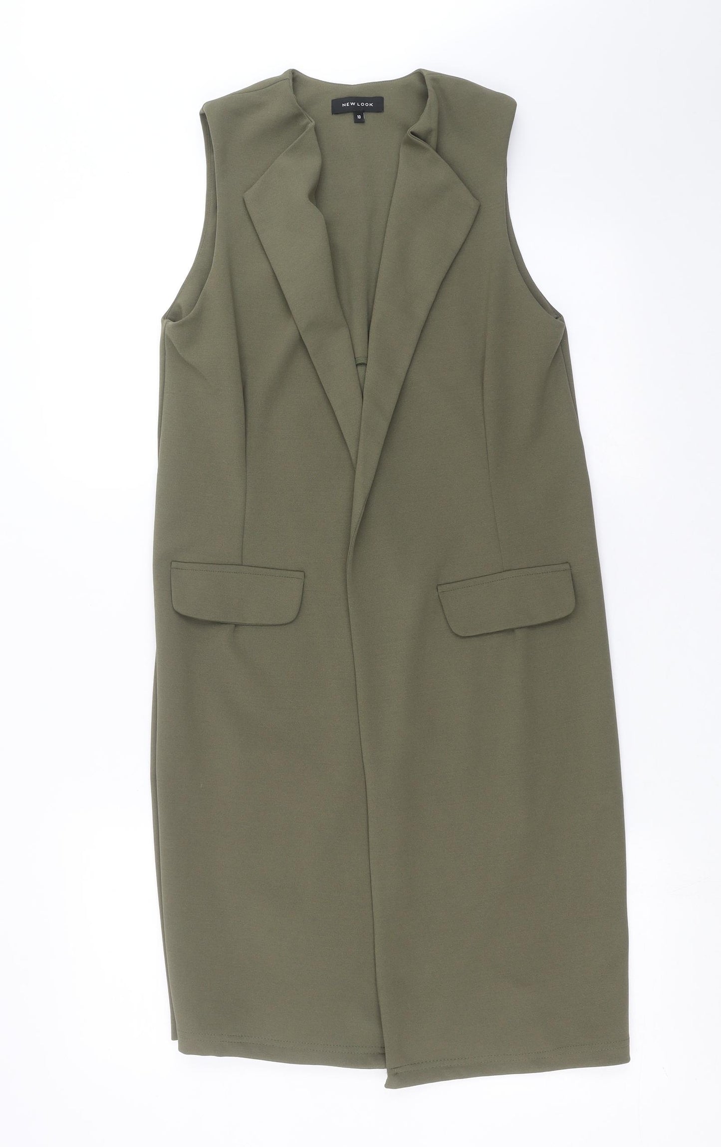 New Look Womens Green   Gilet Jacket Size 10