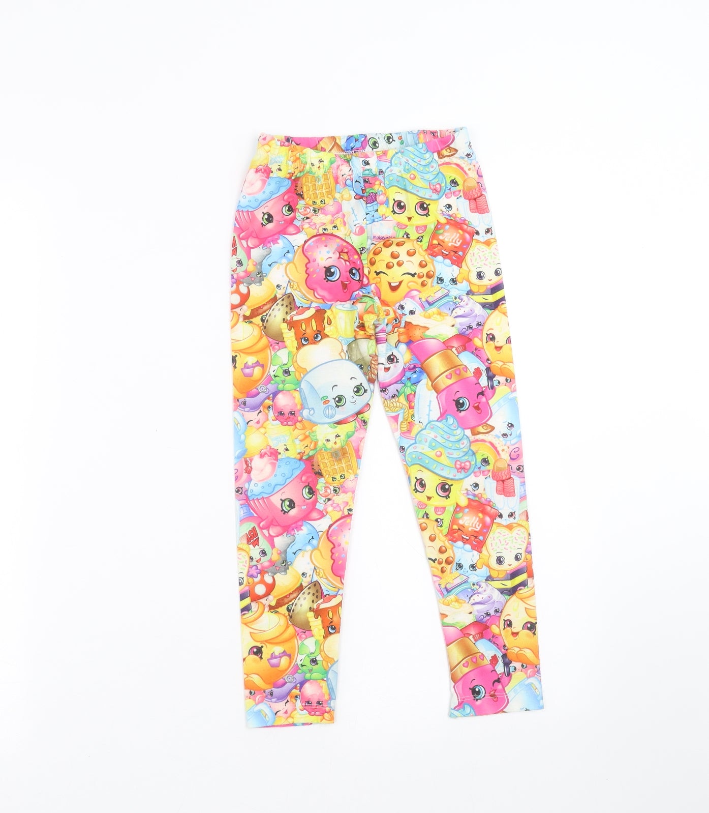 Shopkins Girls Multicoloured   Carrot Trousers Size 5-6 Years - shopkins leggings