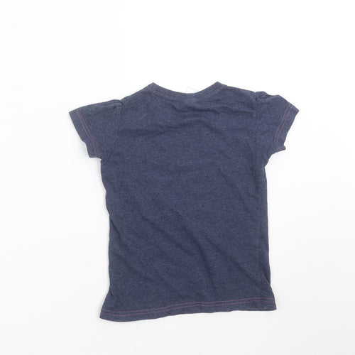 Thomas & Friends Girls Blue   Basic T-Shirt Size 4-5 Years  - Thomas & Friends