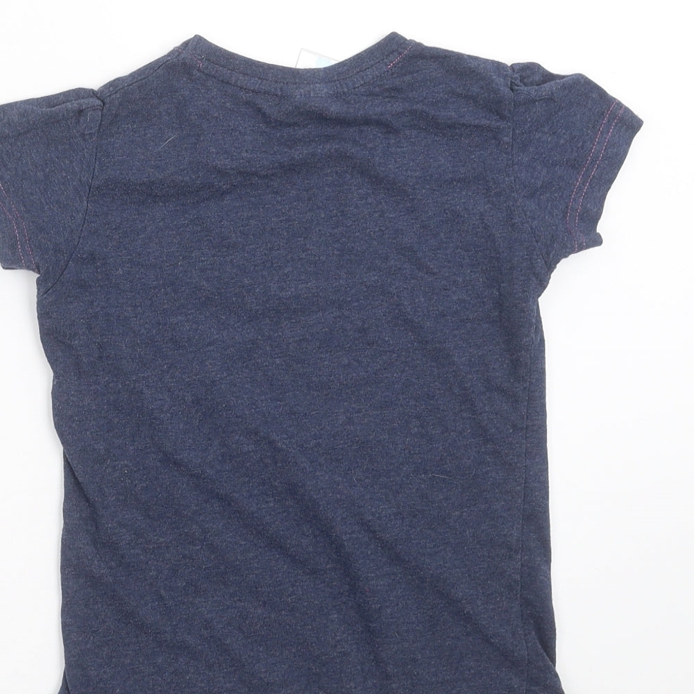 Thomas & Friends Girls Blue   Basic T-Shirt Size 4-5 Years  - Thomas & Friends