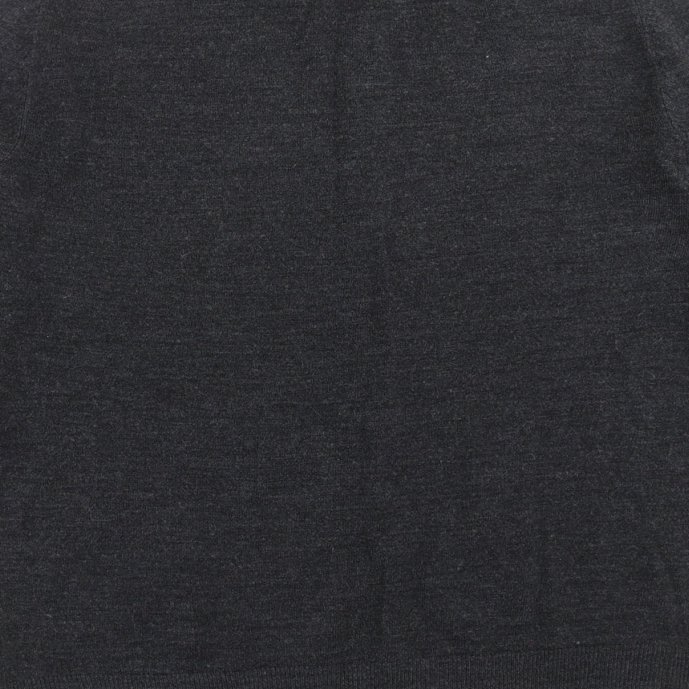 Cedar Wood State Mens Grey  Knit Pullover Jumper Size L