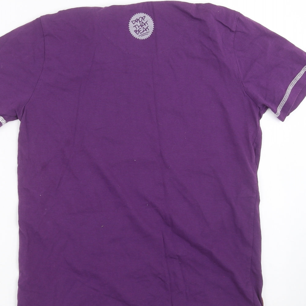 RIPSTOP Boys Purple   Basic T-Shirt Size L