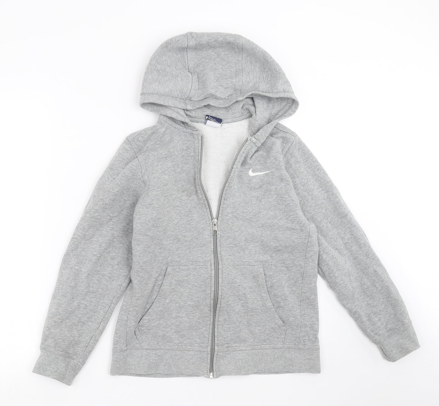 Nike Boys Grey   Full Zip Hoodie Size 12-13 Years