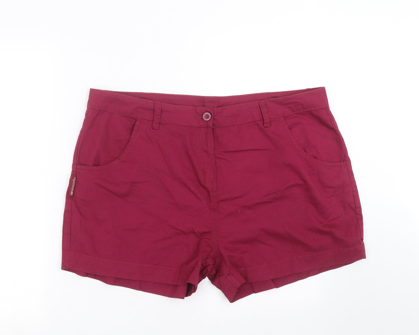 Mountain Warehouse Womens Purple   Hot Pants Shorts Size 18