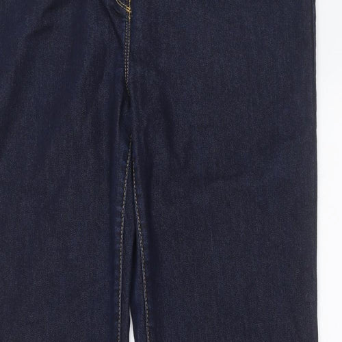 Wallis Womens Blue  Denim Straight Jeans Size 18 L32 in