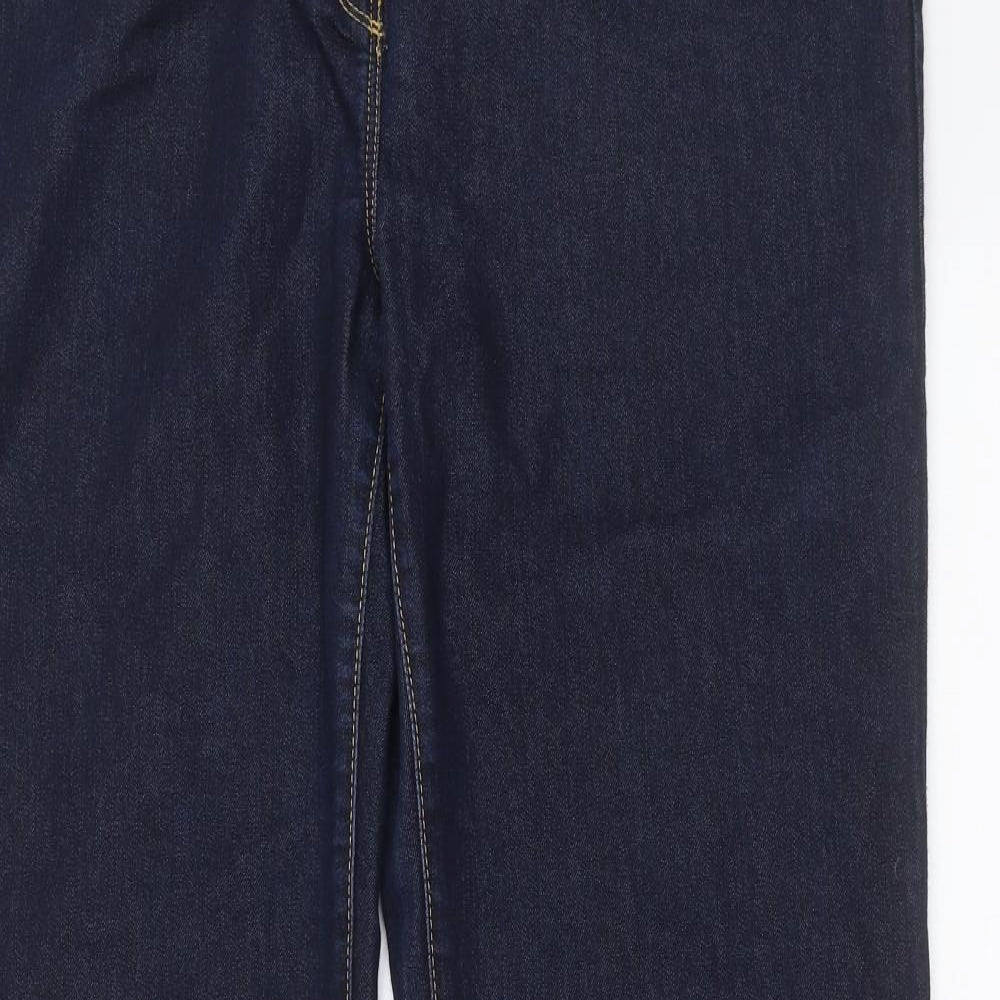 Wallis Womens Blue  Denim Straight Jeans Size 18 L32 in