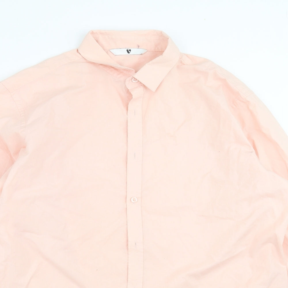 Very Mens Pink    Dress Shirt Size 16.5