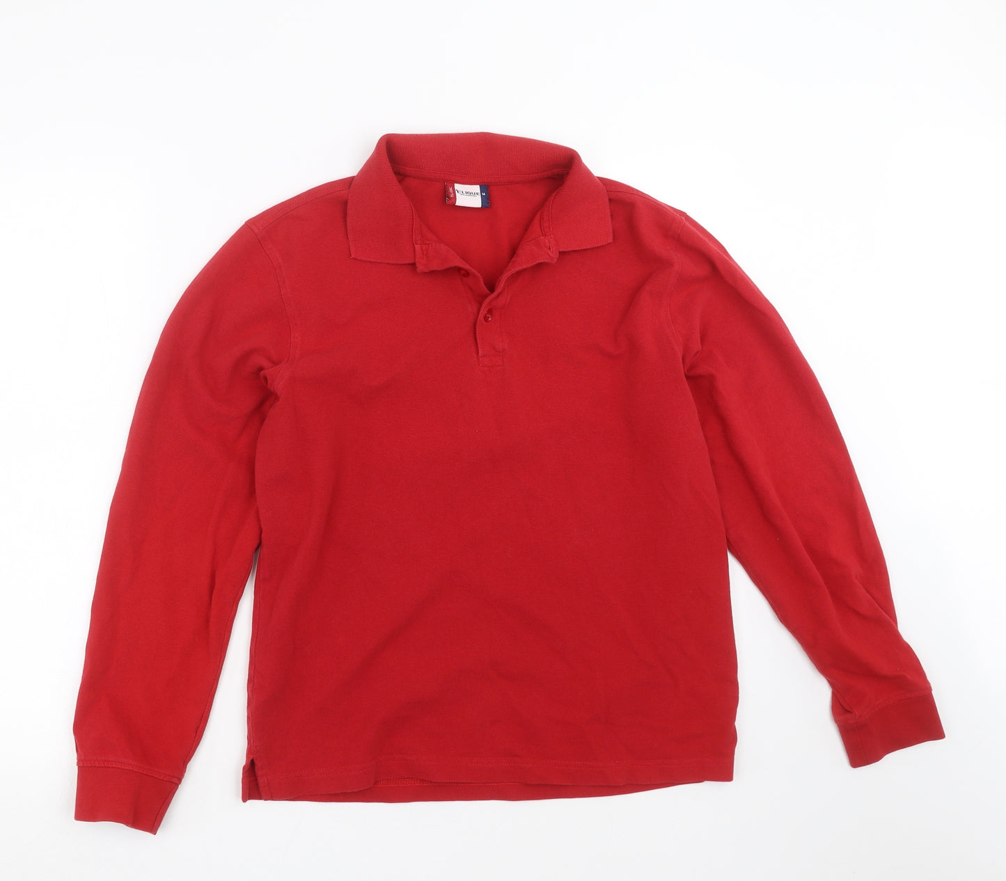 Clique Mens Red    Polo Size M