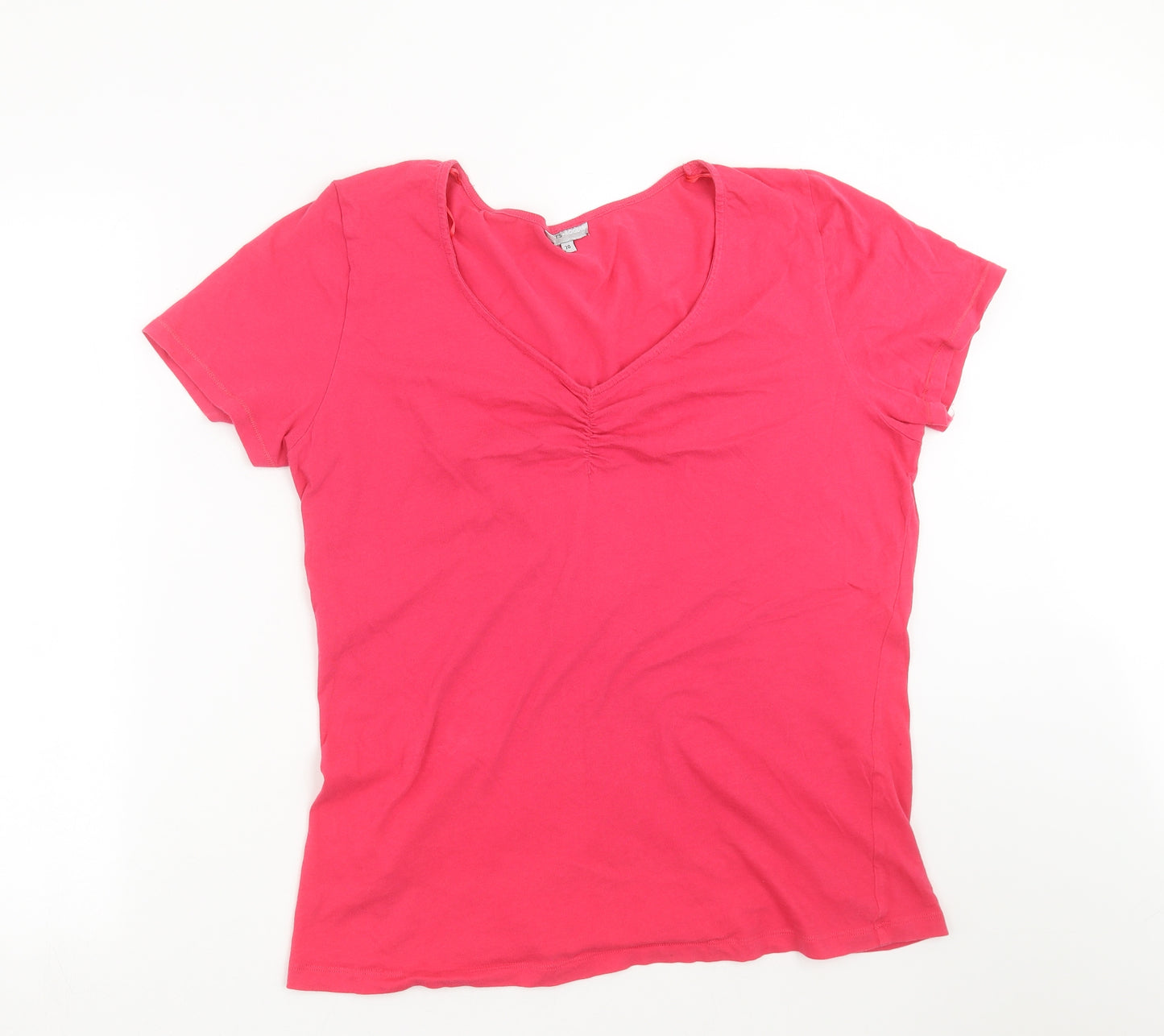 Rogers + Rogers Womens Pink   Basic T-Shirt Size 20