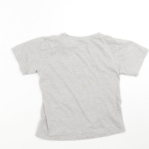 Primark Boys Grey   Basic T-Shirt Size 9-10 Years  - awesome