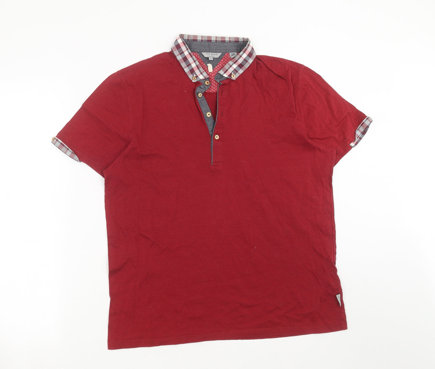 Ted Baker Mens Red    Polo Size L
