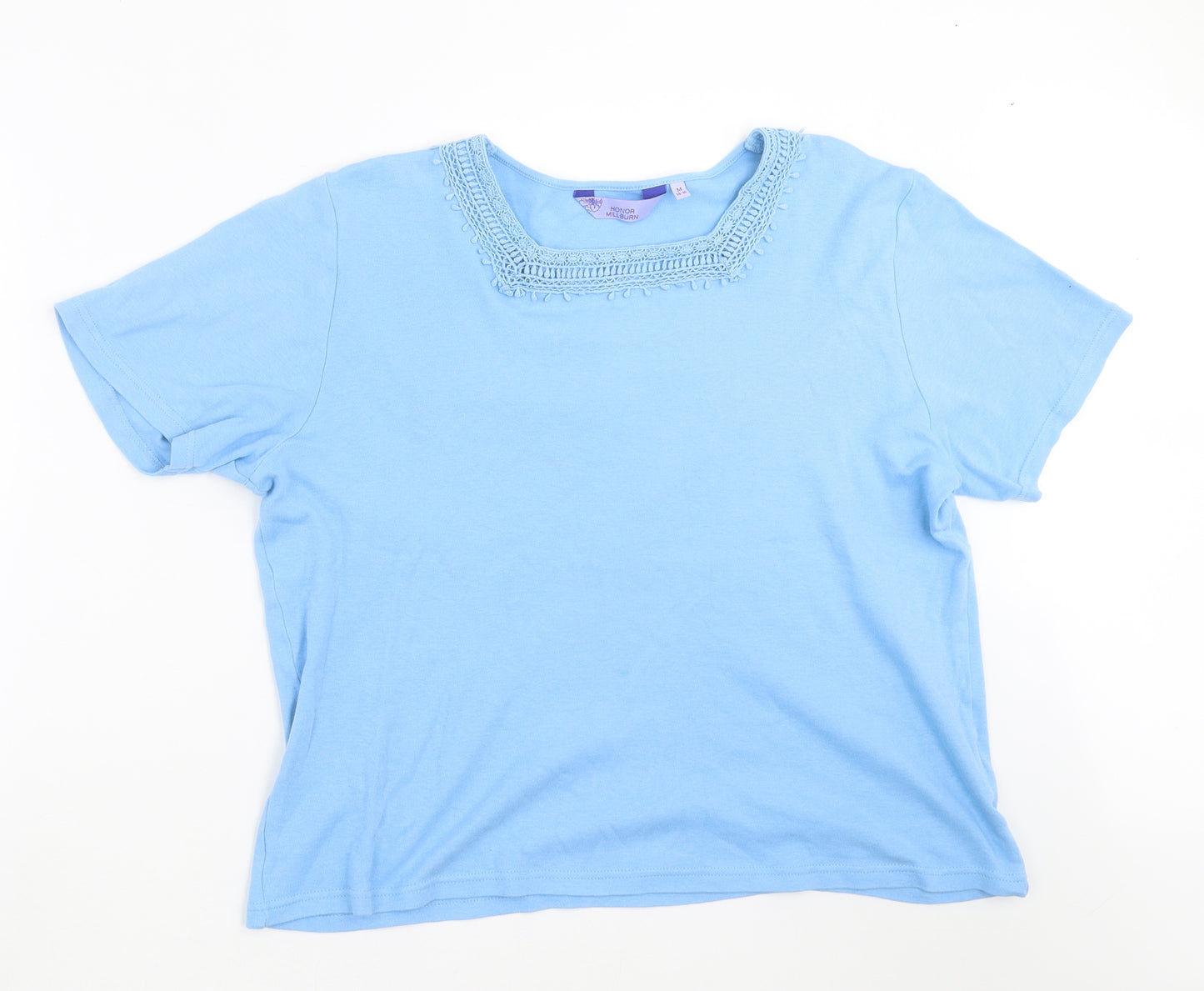 HONOR MILLBURN Womens Blue   Basic T-Shirt Size M