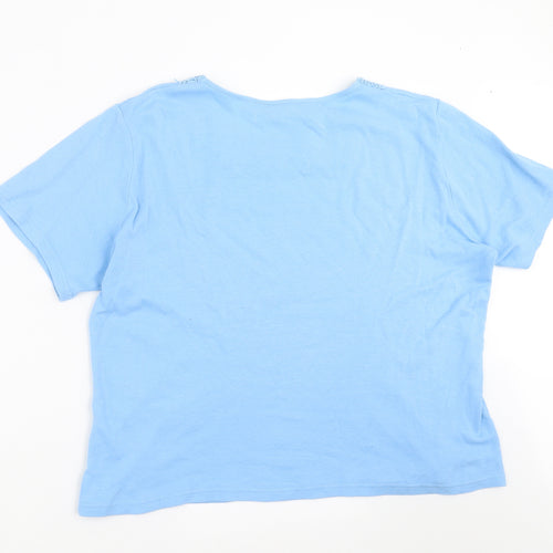 HONOR MILLBURN Womens Blue   Basic T-Shirt Size M