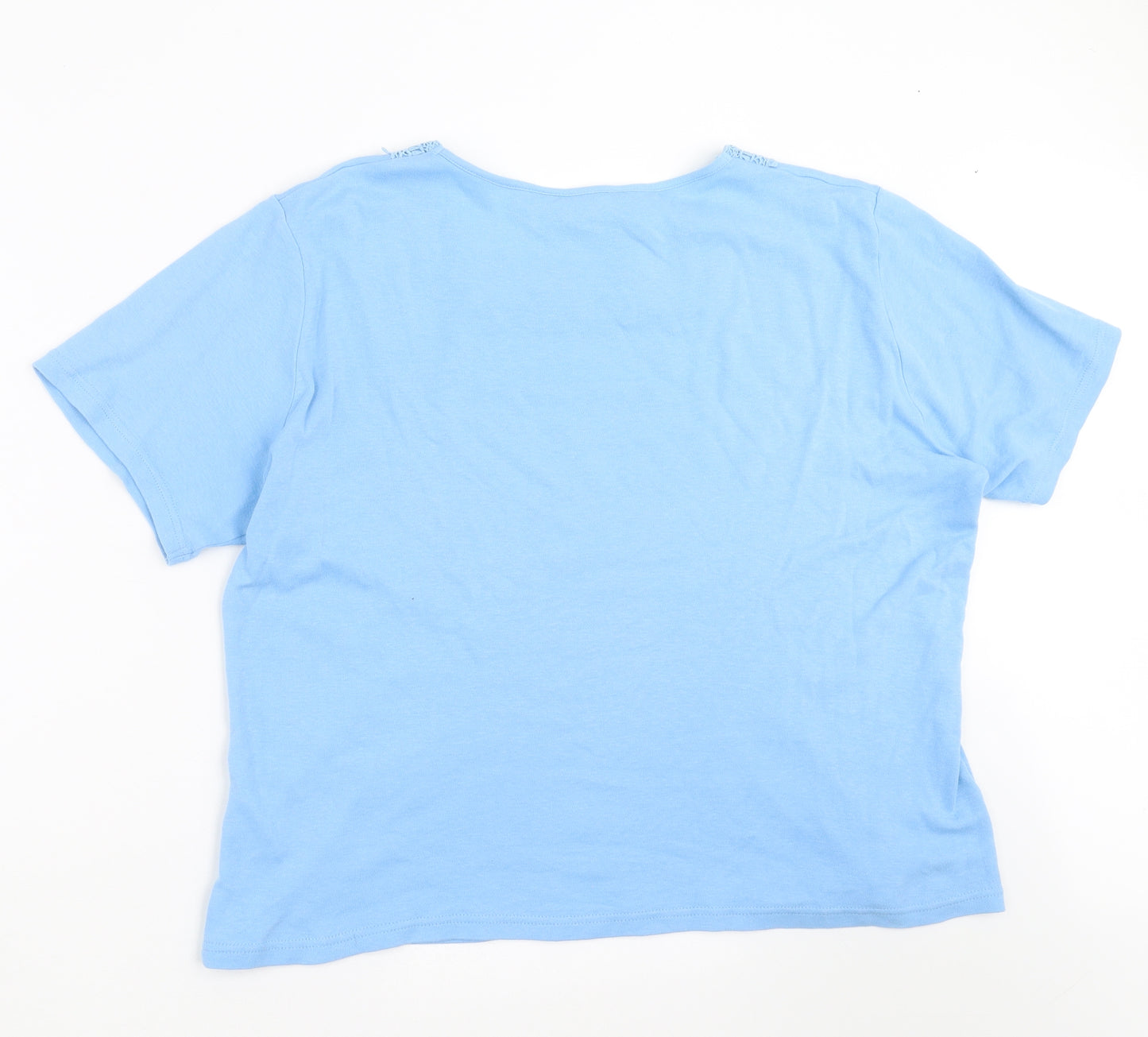 HONOR MILLBURN Womens Blue   Basic T-Shirt Size M