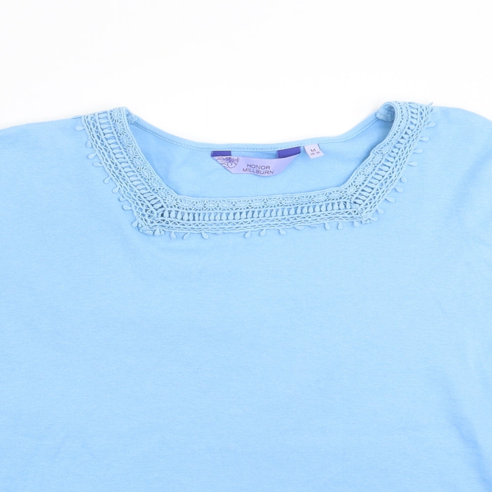 HONOR MILLBURN Womens Blue   Basic T-Shirt Size M