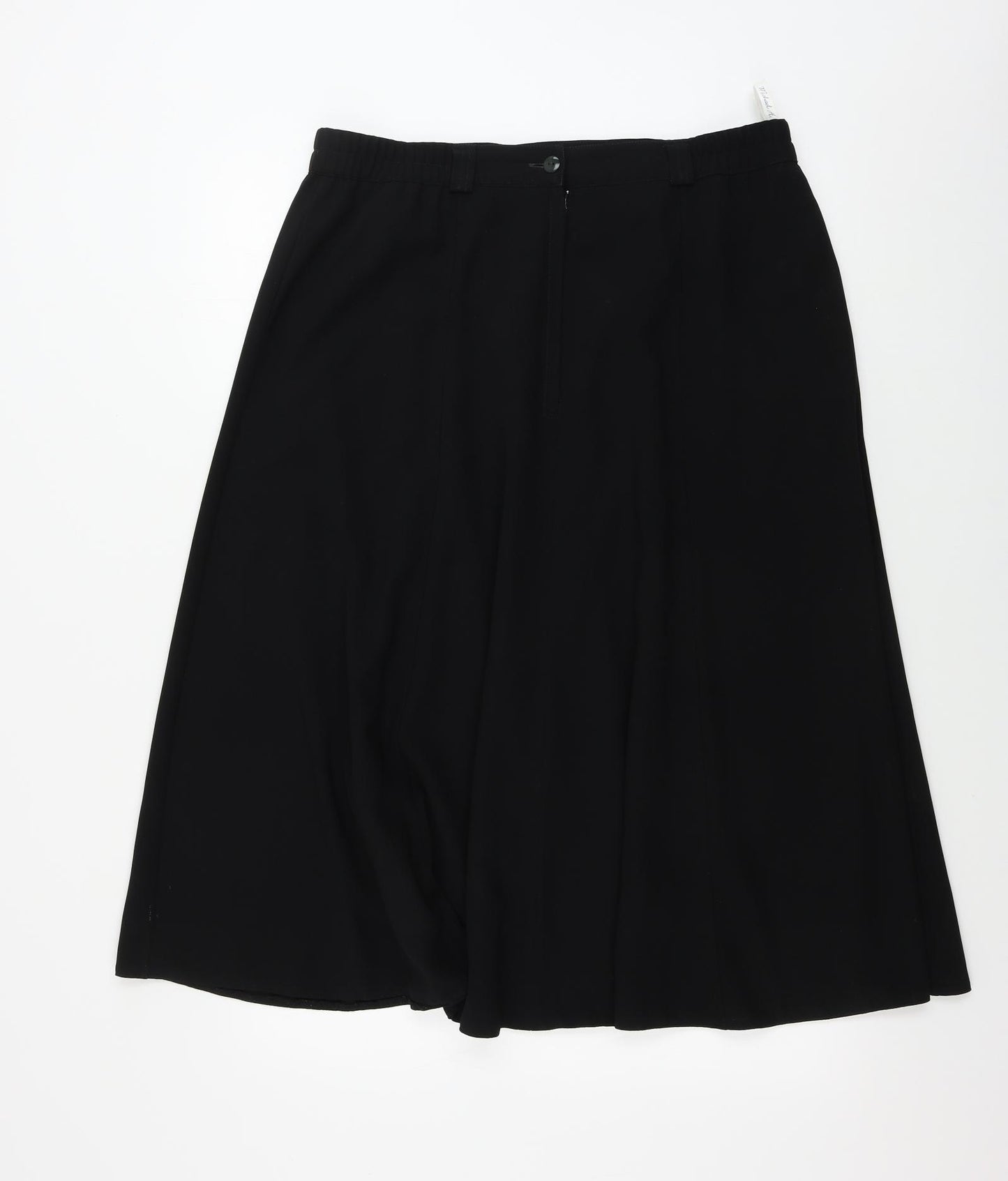 Gold Womens Black   A-Line Skirt Size 18