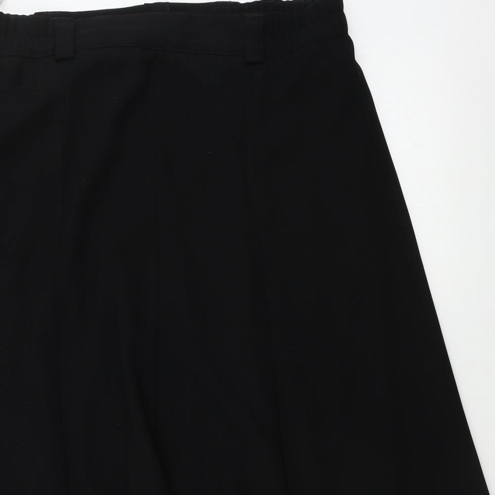 Gold Womens Black   A-Line Skirt Size 18