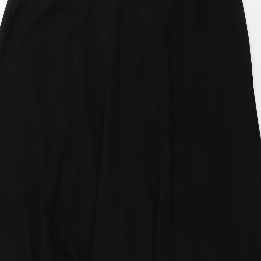 Gold Womens Black   A-Line Skirt Size 18