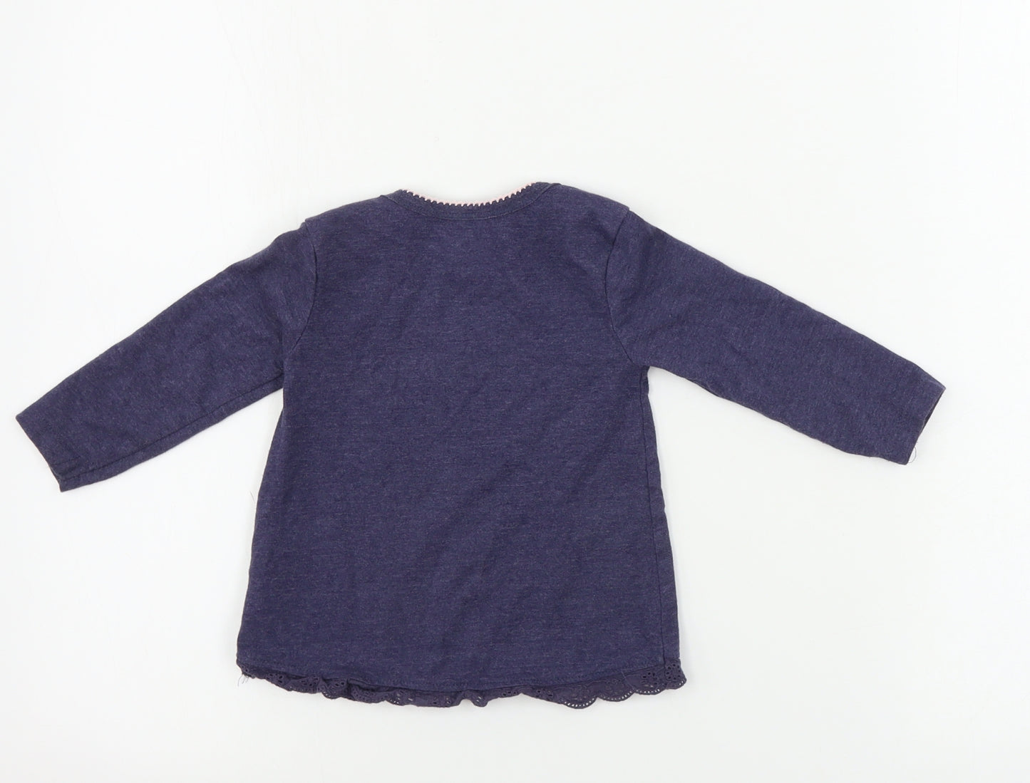 Primark  Girls Blue   Basic T-Shirt Size 9-12 Months