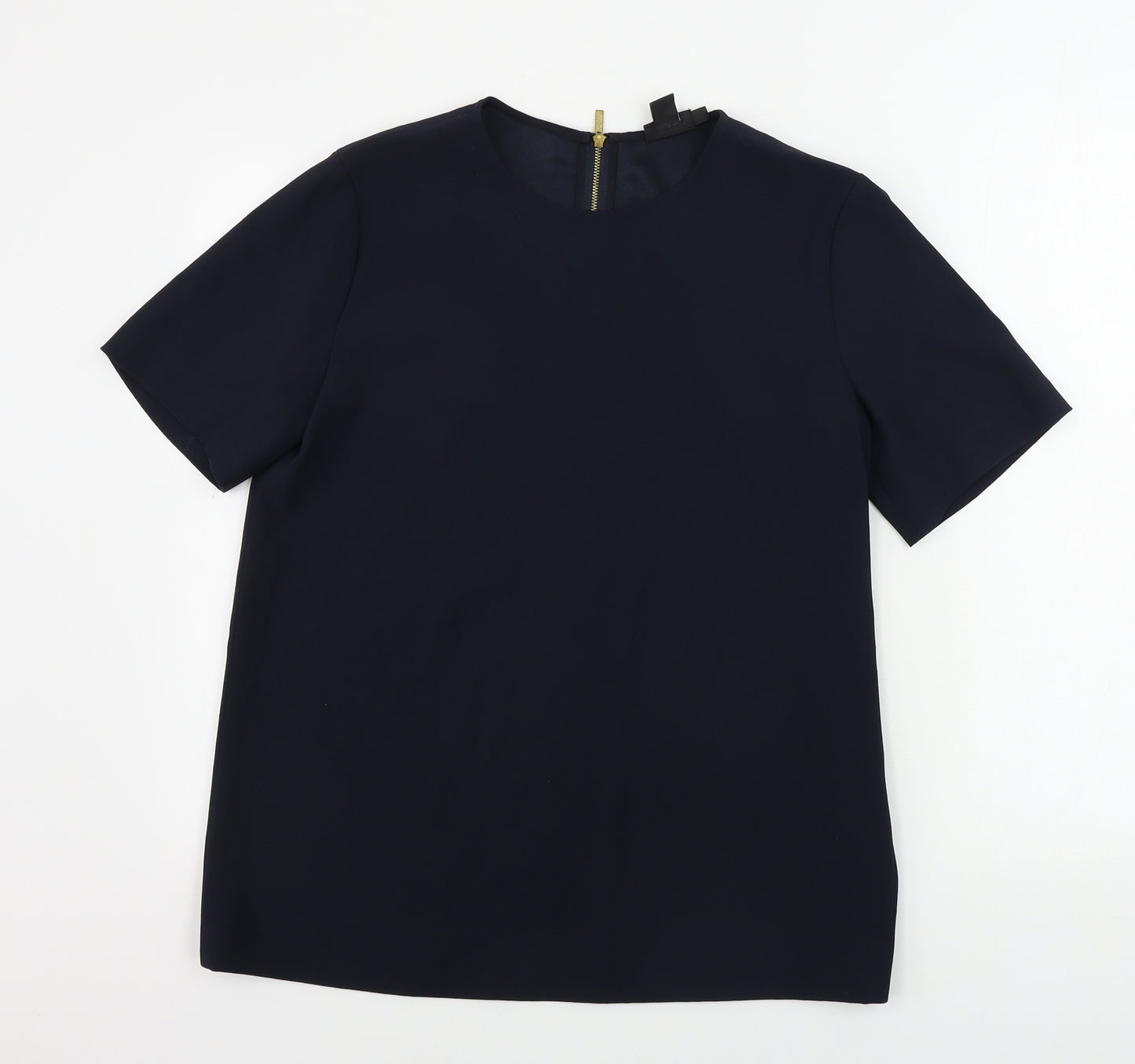 DKNY Womens Blue   Basic Blouse Size 8