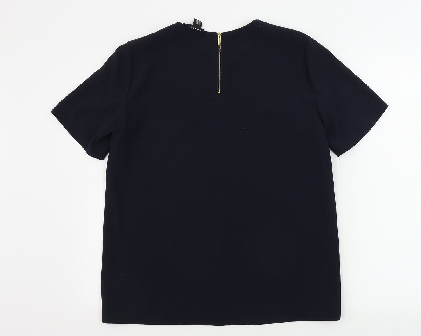 DKNY Womens Blue   Basic Blouse Size 8
